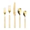 Mepra Fantasia Ice Gold Flatware Set - 5 Pieces - Vanilla 10L622005OI - alternate 1