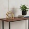 Homeroots 6" Gold Iron Abstract Modern Tabletop Sculpture 608707 - alternate 4