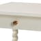 Baxton Studio Niklas Nightstand with Twisted Legs - 1-Drawer Bedroom Side Table with Storage Shelf, White 266-14635-ZORO - alternate 9