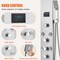 Vevor Shower Panel Tower System 6 Modes Hydroelectricity LED Stainless Steel 8009FL - alternate 7
