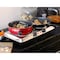Megachef Electric Portable Heavy Duty Lightweight Dual Infrared Burner Cooktop Buffet Range in Steel MC-6206A - alternate 7