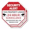 Signmission Security Alert This Property Under, 6 inch X 6 inch, Plastic Sign, 2PK OC-P-2PACK-6-184 - alternate 1