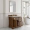 James Martin Vanities Brookfield 36" Single Vanity, Honey Oak, w/ 3 CM Siberian Silestone Top 547-V36-HNO-3SFR - alternate 7