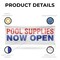 Signmission Pool Supplies Now Open, 48 Inch x 120 Inch, Vinyl Banner B-120-30813 - alternate 5