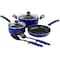 Oster 7 Piece Non Stick Aluminum Cookware Set in Blue 128654.07 - alternate 1