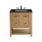 James Martin Vanities Breckenridge 30" Single Vanity, Light Natural Oak, w/ 3 CM Phantome Eclos Top 330-V30-LNO-3PHT - alternate 1