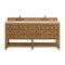 James Martin Vanities Malibu 72" Double Vanity, Amber Birch, w/ 3 CM Tajnar Eclos Top 505-V72-AMB-3TJR - alternate 1