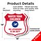 Signmission Pool Safety Shield Sign Attention Watch, 18 inch X 18 inch, Plastic Sign, 2PK SHI-P-2PACK-18-430 - alternate 5