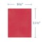 Roaring Spring Case of Red Paper Pocket Folders, 11.75"x9.5", Twin Pockets hold 25 sheets each, 11 pt tag board, PK250 50123cs - alternate 5
