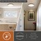 Vaxcel Aurelia 16-in Matte Black Contemporary Round LED Flush Mount Ceiling Light Alabaster Shade C0356 - alternate 8