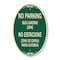 Signmission No Parking Bus Loading Zone No Entacionamient, 12 In X 18 In Architectural, Heavy Gauge Aluminum A-OV-G-1218-23756 - alternate 1