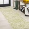 Jonathan Y Estrella Bohemian Medallion Textured Weave Cream/Green 2 ft. x 10 ft. Indoor/Outdoor Runner Rug SMB105E-210 - alternate 1