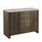James Martin Vanities Gracyn 48" Single Vanity, Sable, w/ 3 CM Siberian Silestone Widespread Top D125-V48-SBL-WSFR - alternate 5