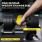 Squatz 45 lb Adjustable Dumbbells with Quick Weight Change, Space-Saving Dumbbell Set with Anti‑Slip SQDB45-1 - alternate 4