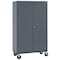 Sandusky Lee Heavy Duty Mobile Welded Steel Storage Cabinet, 46x24x72, Charcoal TA4R462472-02 - alternate 5