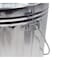 Mytee Products 4Pcs 4 Gallon Steel Galvanized Garbage Trash Can w/ Lid Ideal for Trailers, 4PK TRC-4GALx4 - alternate 7