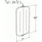 Grote Lighting OEM-Style West Coast Mirrors, Flat Ribbed-Back, White, 93 sq. in. Reflective, Steel Housing 16091 - alternate 5