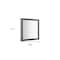 Homeroots 36" Gray Wood Framed Accent Mirror 510892 - alternate 6