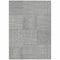 Homeroots 9' X 12' Charcoal And Ivory Geometric Washable Indoor Outdoor Area Rug 600736 - alternate 9