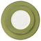 Martha Stewart Gold Rimmed 12 Piece Fine Ceramic Dinnerware Set in Green 97243.12 - alternate 5