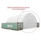 Mytee Products White 21.5 Oz PVC End Wall for Shipping Container Shelter Cover 40 Feet Wide CSB-DOOR40 - alternate 7