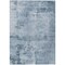 Homeroots 9' X 12' Denim Blue And Silver Abstract Washable Indoor Outdoor Area Rug 602699 - alternate 1