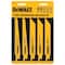 Dewalt 5 Piece Bi-Metal Reciprocating Saw Blade Set DW4857 - alternate 2