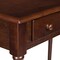 Homeroots 43" Brown Solid Wood Writing Desk With Two Drawers 402018 - alternate 7