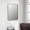 Homeroots 32" Gold Metal Beaded Accent Mirror 632592 - alternate 7