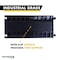 Kable Kontrol Cable Ramp, 3 in H, 38 in L, 20 in W, 3 Channel, Polyurethane/Rubber, Black, Yellow CP9973 - alternate 8