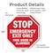 Signmission Exit Sign, Aluminum Metal Signs, 10 in W, 10 in H OC-A-2PACK-10-301 - alternate 5