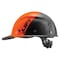 Lift Safety DAX Carbon Fiber Cap Brim 50-50 (Orange/Black) - ANSI-C, TYPE 1 HDC50C-19OC - alternate 4
