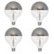Bulbrite LED Filament, 6 Watt Dimmable G40 Light Bulbs, Half Mirror Finish, E26 Base, 2700K, 500 Lumens, 4PK 862880 - alternate 1