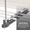 Newhouse Electric 1-5/8 in. 4 ft. 12 Gauge Steel Half-slot A Strut Channel, Slotted Back, Electro-Galvanized U-Bracket SC12-4-EG - alternate 6