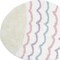 Homeroots 32" White Pink And Purple Cotton Fish Shaped Youthful Bath Rug 634901 - alternate 6