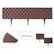 Gardenised Set of 8 Pcs Decorative Rattan-Inspired Plastic Landscape Edging and Garden Fence Borders in a QI004675.8 - alternate 1