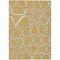 Homeroots 5' X 8' Gold Gray And Ivory Abstract Washable Indoor Outdoor Area Rug 600529 - alternate 8