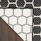 Homeroots 8' X 10' Black And Ivory Geometric Indoor Outdoor Area Rug 556310 - alternate 8