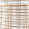 Homeroots 20" Clear And Natural Glass Round Floor Vase With Wrapped Rattan 608578 - alternate 4