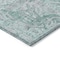 Homeroots 5' X 8' Teal Blue And Gray Damask Washable Indoor Outdoor Area Rug 603792 - alternate 8