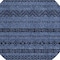 Homeroots 8' Navy Blue And Black Round Southwestern Washable Indoor Outdoor Area Rug 587550 - alternate 6