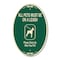Signmission All Pets Must Be On A Leash Please Clean Up A, 12 In X 18 In Architectural, Heavy Gauge Aluminum A-OV-G-1218-9998 - alternate 1