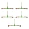 Mytee Products 3/8 in-1/1 in Hi-Viz Green Heavy Duty Ratchet Load Chain Binder w/ Grab Hooks, 5PK CBRS38-SGx5 - alternate 1