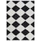 World Rug Gallery Diamond Pattern Shag Area Rug 5 ft x 7 ft Anthracite WR123ANTHRACITE5X7 - alternate 8
