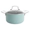 Martha Stewart Lockton 10 Piece Aluminum Nonstick Enamel Cookware Set in Mint with Lids 128939.1 - alternate 8