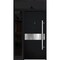 Vdomdoors Steel Door Deux 6072 Black Enamel Sidelight and Transom Window Sidelite Entry Door Painted W36+14xH DEUX6072EXD-BLK-W36+14 X H80+16-LH-I - alternate 1