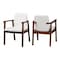Baxton Studio Miyagi Boucle Upholstered Dining Chair Set of 2 261-2PC-14251-ZORO - alternate 1