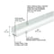 M-D Building Products 36 in. White Vinyl L-Shape Screw-on Under Door Seal 78907 - alternate 5