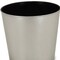Homeroots 9in Silver Recycled Plastic Indoor Outdoor Round Pot Planter 488205 - alternate 4