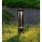 Gardenised 24-Inch Round LED Bollard Path Lights - Durable Decorative Aluminum Wired Landscape Lighting for QI004596-24 - alternate 8